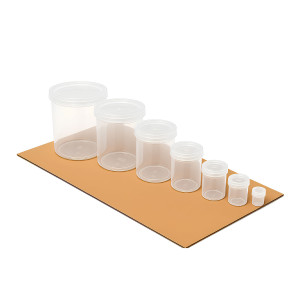 Six-Piece Clear Utility Jar Set