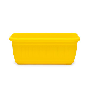 Bright Yellow Window Box Planter